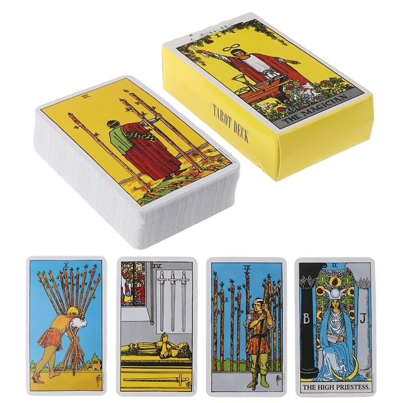 Custom Printing Tarot Cards With Guide Book Tarot Cards Deck For Family Gathering Party Playing Card Games