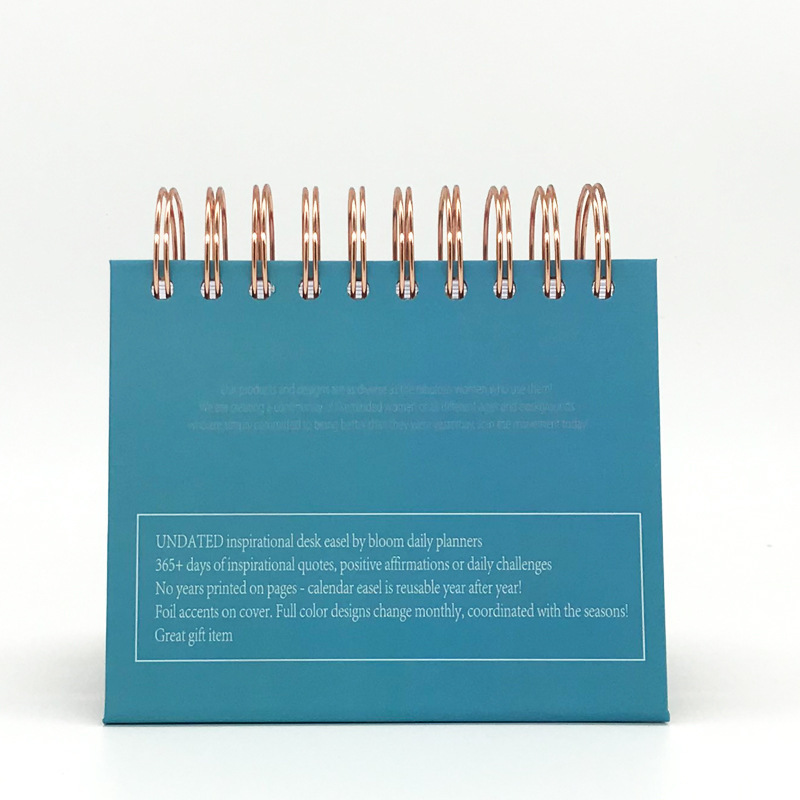 Custom Printing 365 Day a Page Creative Mini Daily Desk Calendar