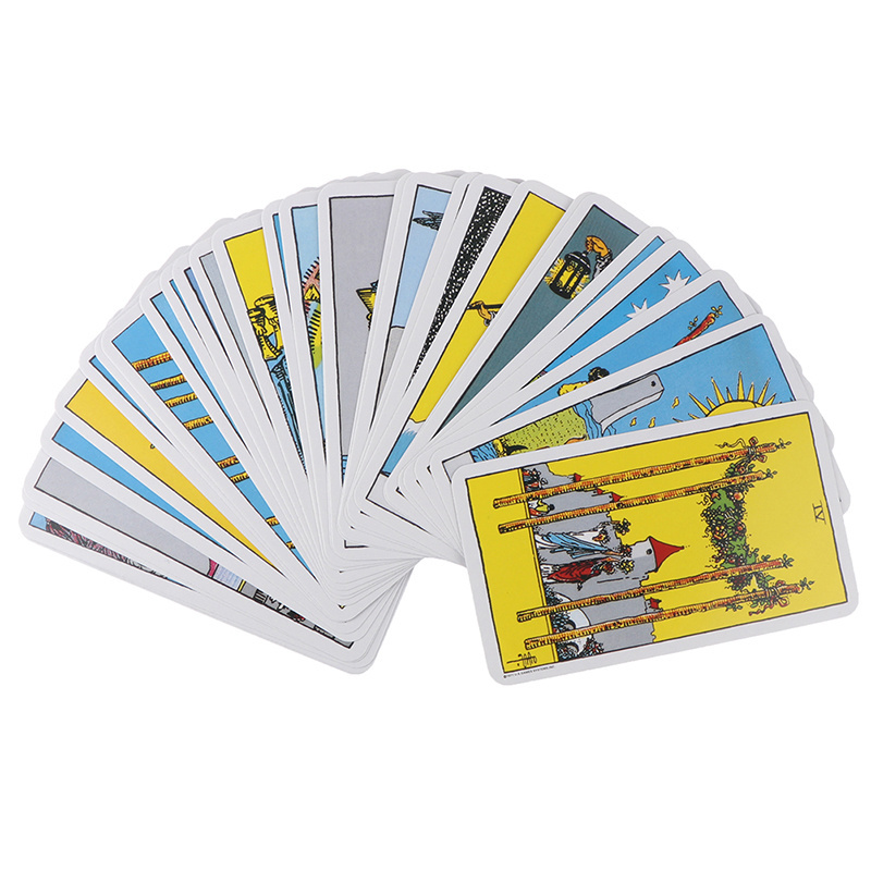 Custom Printing Tarot Cards With Guide Book Tarot Cards Deck For Family Gathering Party Playing Card Games