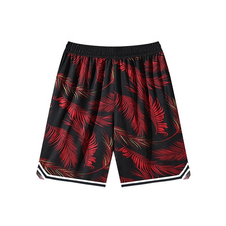 Promotional price men sportswear shorts hip hop streetwear men basketball pants mesh polyester shorts