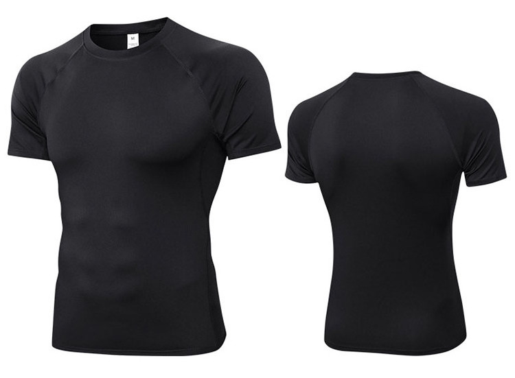 Wholesale quick dry compression shirts men suppliers custom compression shirts dropshipping men t shirts