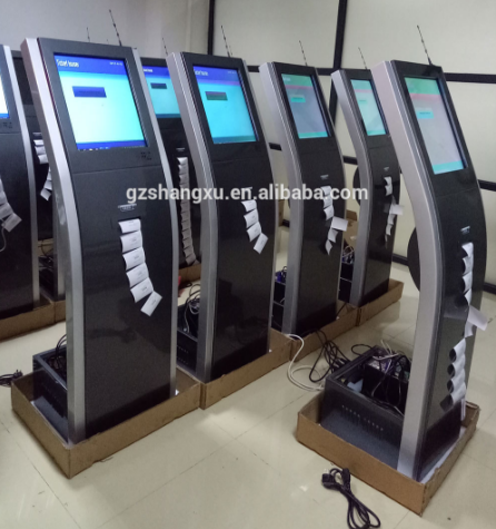 Bank/Hospital Wireless Queue Management Systems Ticket Number Calling Machine Q System Ticket Dispenser Token Display System