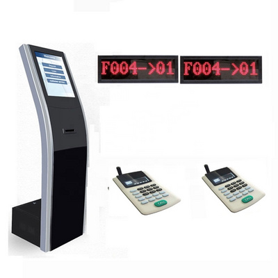 Bank/Hospital Wireless Queue Management Systems Ticket Number Calling Machine Q System Ticket Dispenser Token Display System