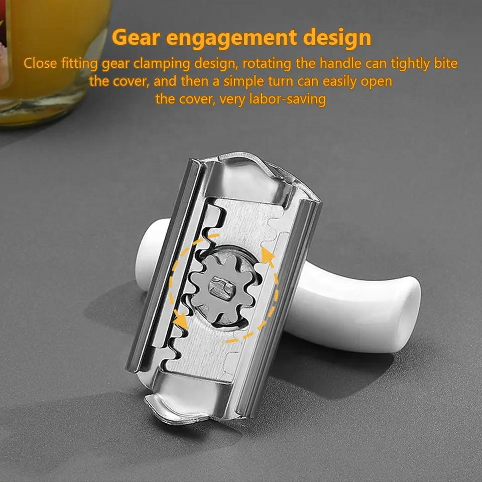 Stainless steel Can Opener Adjustable Jar Opener Twist Off Can Lid Remover Tin Cap Open Tool