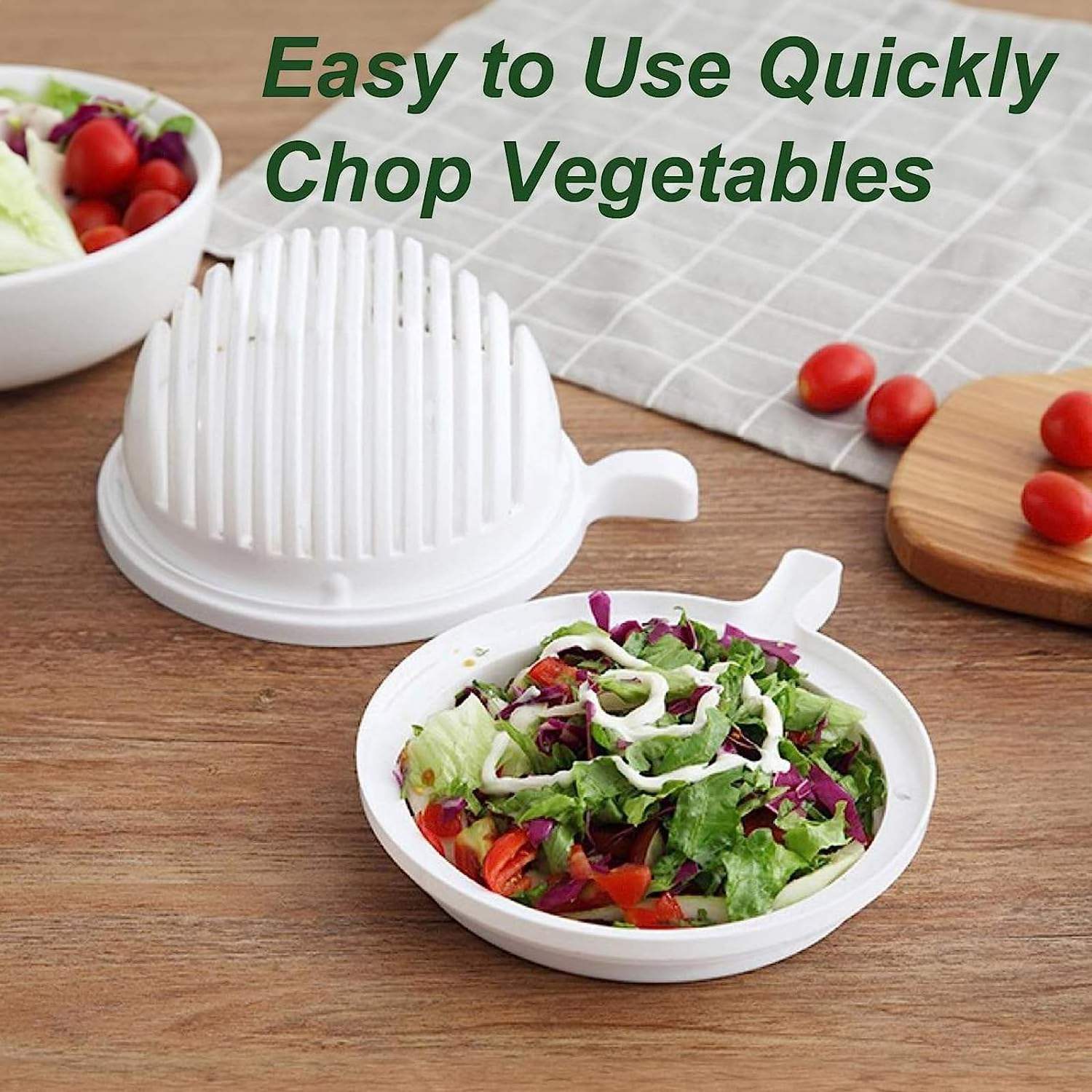 Kitchen Accesorios Vegetable Chopper Salad Cutter Bowl For Cutting Vegetables Slices Fruit Kitchen Tools  Decocina