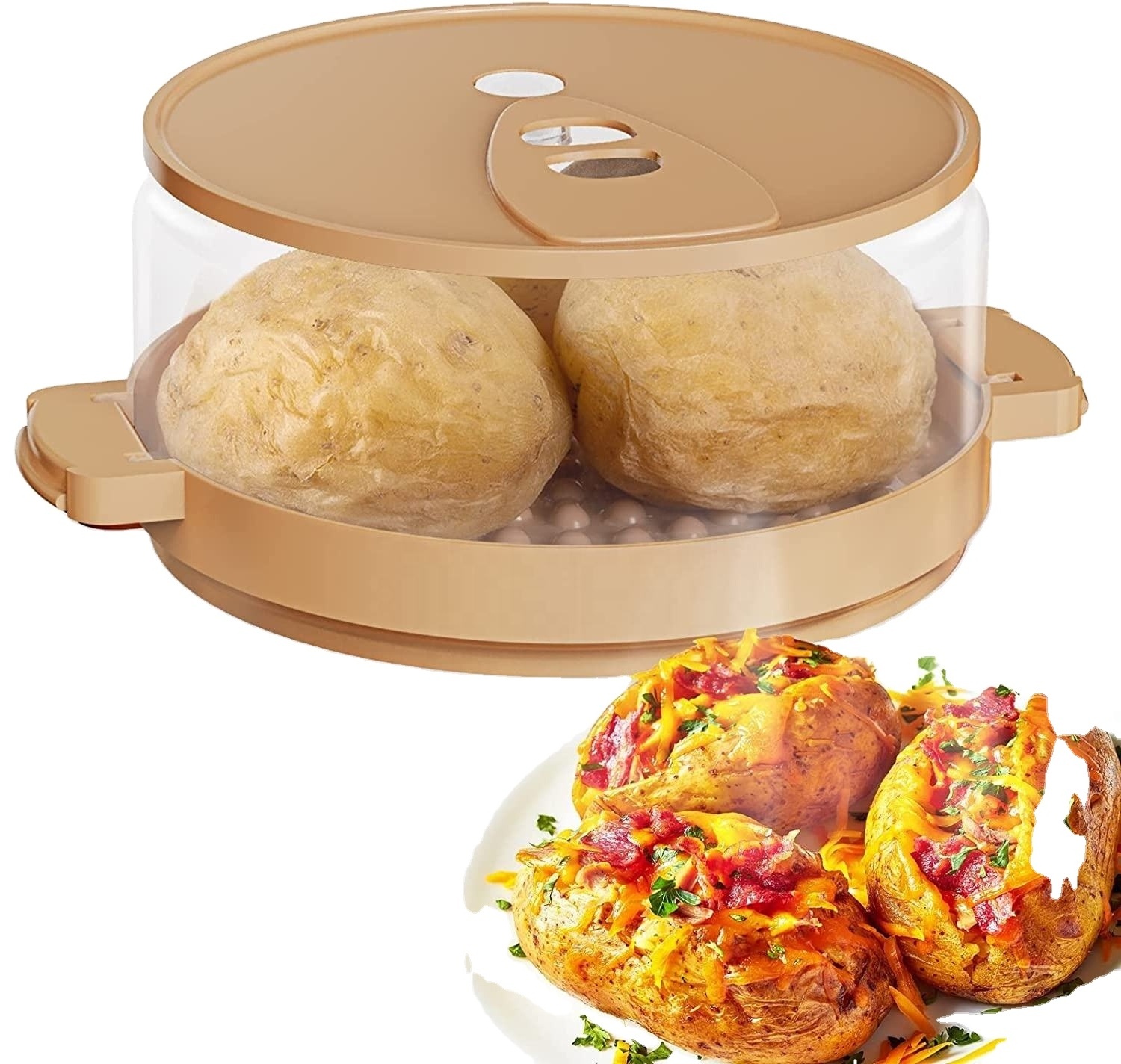 Kitchen Gadgets Accessories Baked Potato Microwave Cooker Steamer Food Steamer Microwave Food Steamer