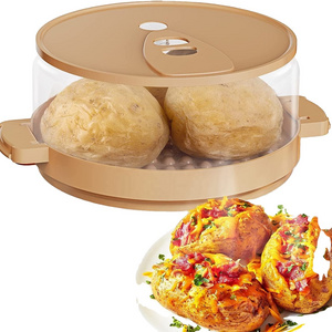 Kitchen Gadgets Accessories Baked Potato Microwave Cooker Steamer Food Steamer Microwave Food Steamer