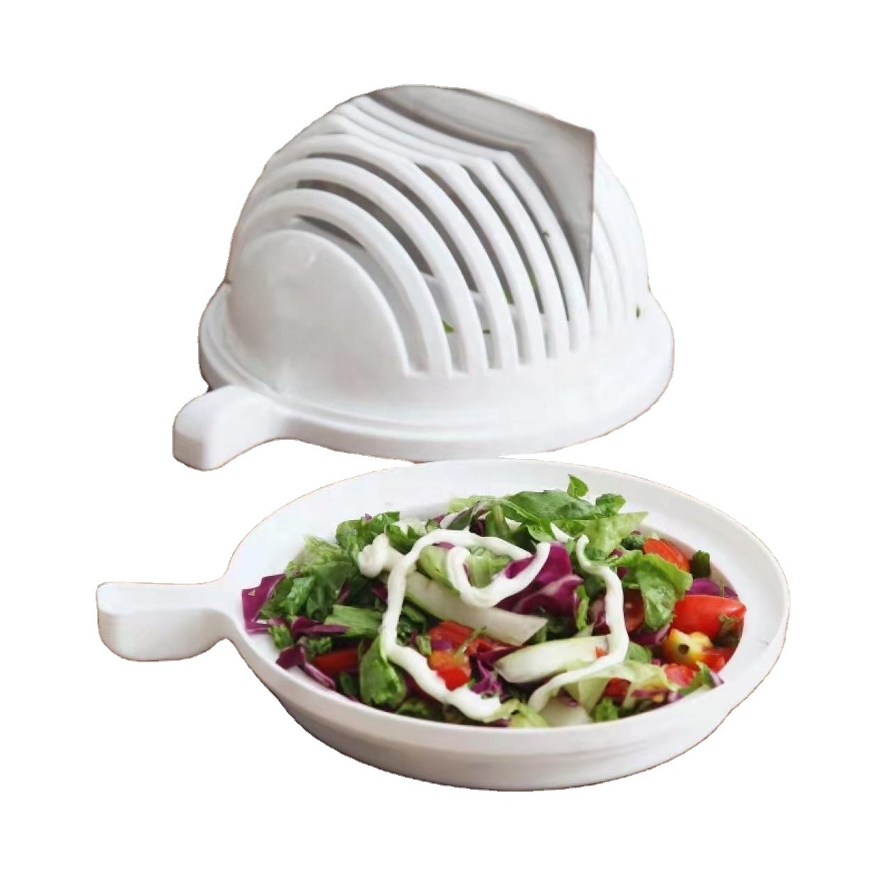 Kitchen Accesorios Vegetable Chopper Salad Cutter Bowl For Cutting Vegetables Slices Fruit Kitchen Tools  Decocina