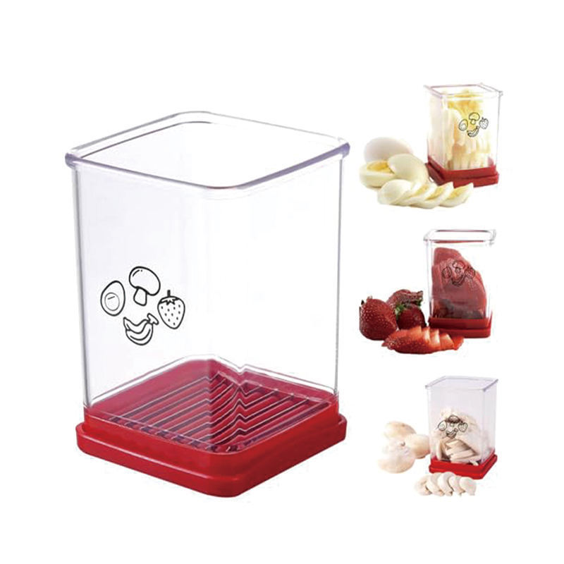 Kitchen Multifunctional  Besafe Cup Speed Slicer Egg and Fruit Cutter for Vegetable Strawberry Banana Salad Fresh Platter