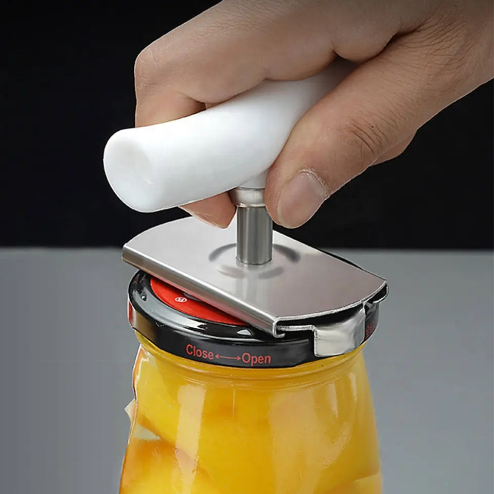 Stainless steel Can Opener Adjustable Jar Opener Twist Off Can Lid Remover Tin Cap Open Tool