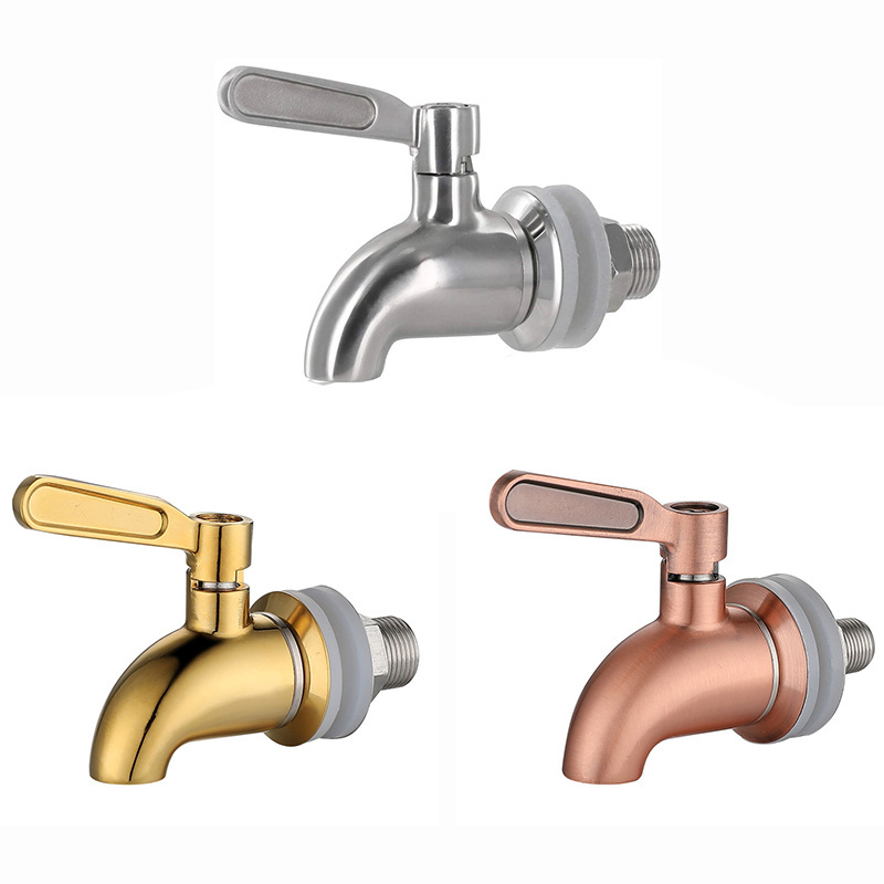 Wholesale Stainless Steel Bucket Accessories Polished finishing Water Spigot Tap Faucet for Water Dispenser Part