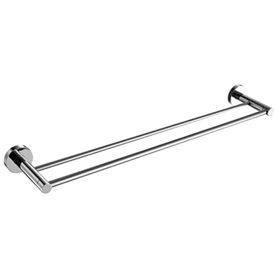 Double Towel Bar 24 Inch Bath Towel Rack Bathroom Wall Mounted Hand Towel Rack