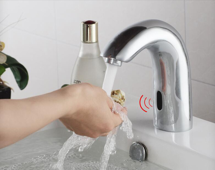 Touchless torneira brass grifo sensor faucet induction sink water taps hand free smart infrared automatic faucet