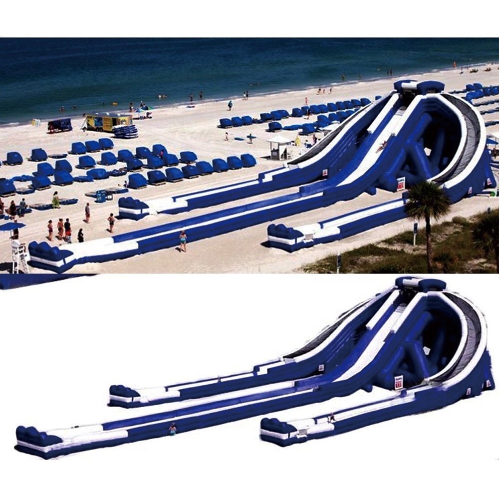 Custom Waterslide Heavy Duty 15ft 20ft 30ft 1000 Ft Toboganes Inflables Slip Inflatable Water Slide Slides The City For Sale