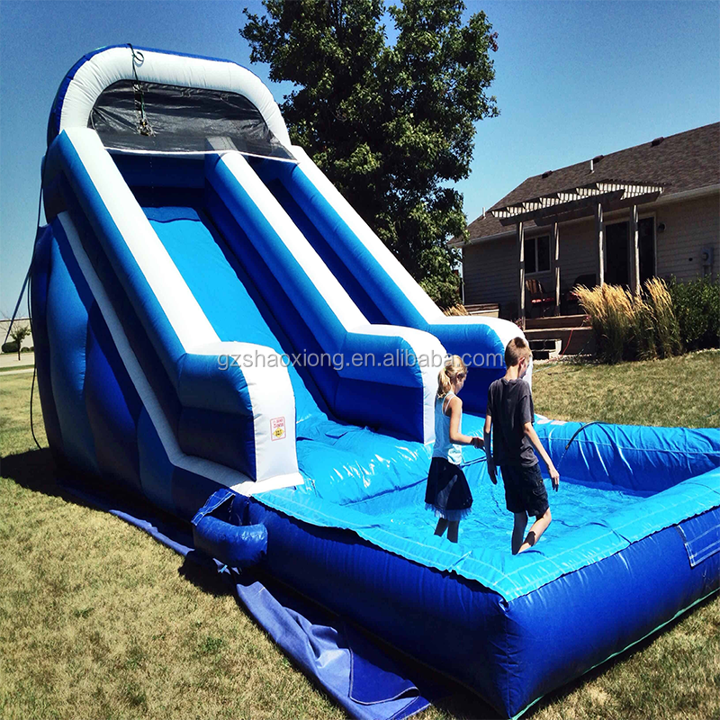 Wholesale prices outdoor large inflatable water dry slide for adult Hight quality