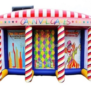 Popular Outdoor Adult Juegos Inflables 3 In 1 4  In 1 5 In 1 Inflatable Carnival Booth Shooting Table Games Sale