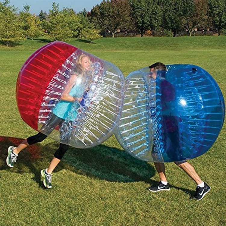 1.2m Inflatable Bumper Ball Kids Soccer Game Human Bubble Balloon Zorbing Balls For Sale