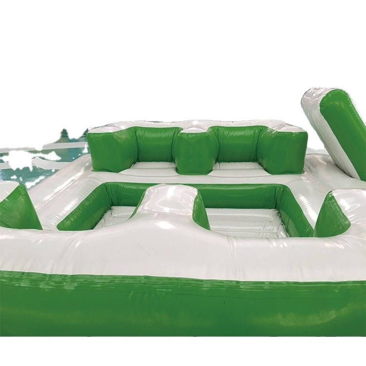 Hot cheap inflatable water floating island / Hot inflatable floating water park / Inflatable water floating bed