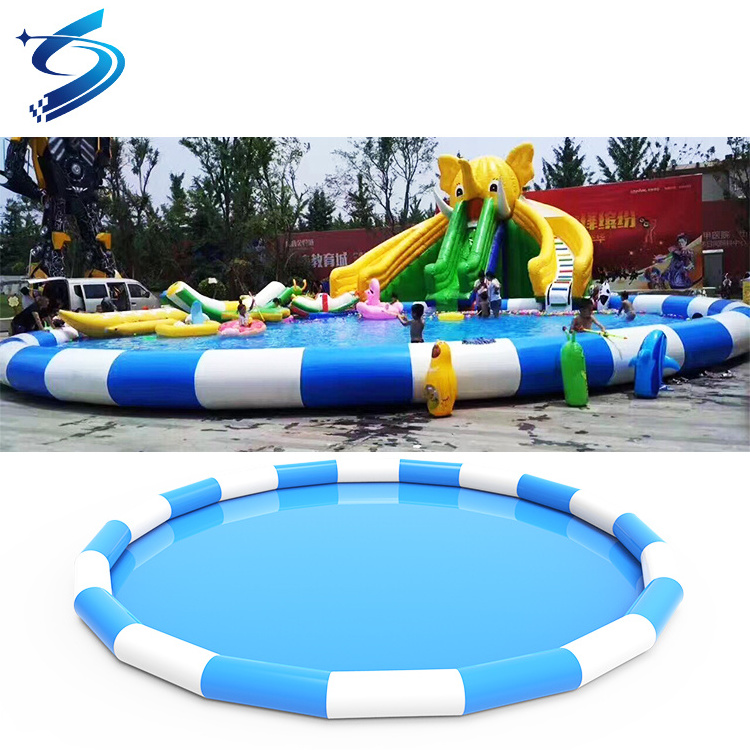 Outdoor Large Kids Adult Size Swimming Pool Largest Inflatable Square Swimming Pool