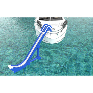 Yacht Water Floating Slide PVC Inflatable Pontoon Boat Slide