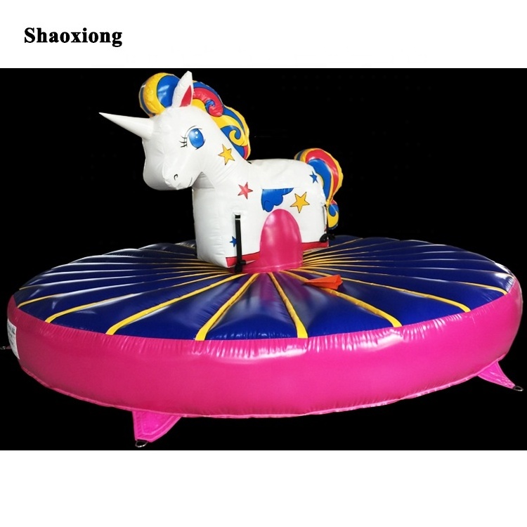 Bull Riding Machine Customized Size Inflatable Mechanical Bull Rodeo for Kids Adults