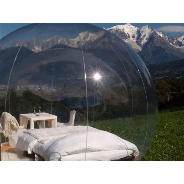 Outdoor Single Tunnel Inflatable Yurt Tent House Bubble Tree Lodge Transparent Tent For Sale