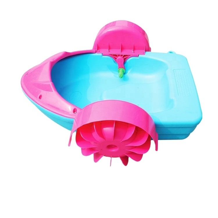 Different Sizes Family HDPE Plastic Hand Water Pedal Paddle Boat Row Boats With High Quality For Kids Adults Sale