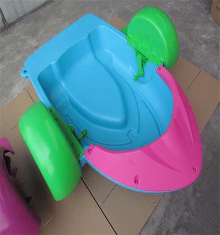 Colorful Portable kids hand paddle boat Hard HDPE Plastic Hand speed Paddle Boat Water Paddle Boat