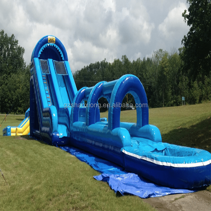 Wholesale prices outdoor large inflatable water dry slide for adult Hight quality