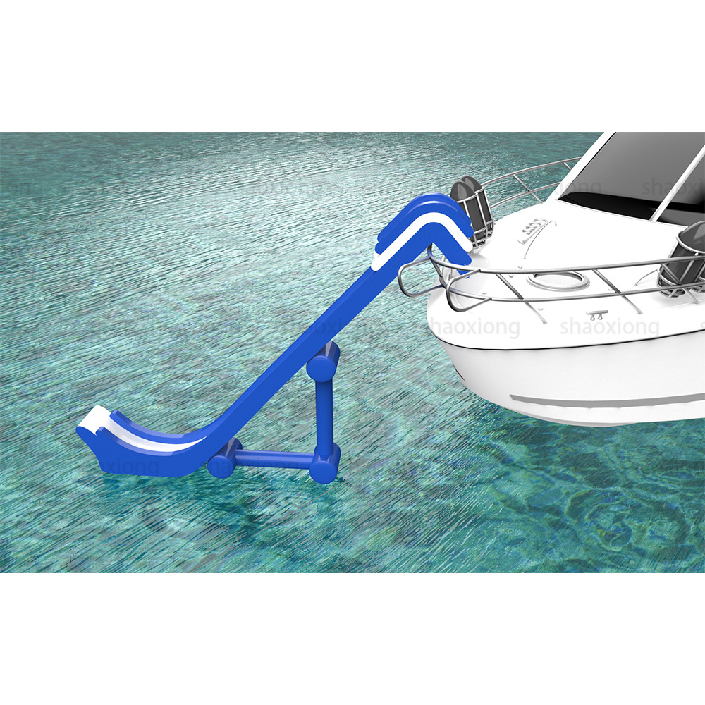 Yacht Water Floating Slide PVC Inflatable Pontoon Boat Slide