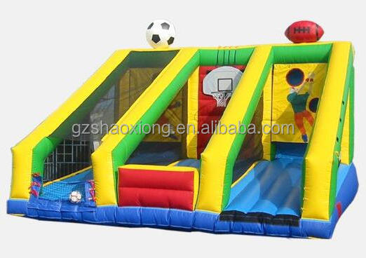 Popular Outdoor Adult Juegos Inflables 3 In 1 4  In 1 5 In 1 Inflatable Carnival Booth Shooting Table Games Sale