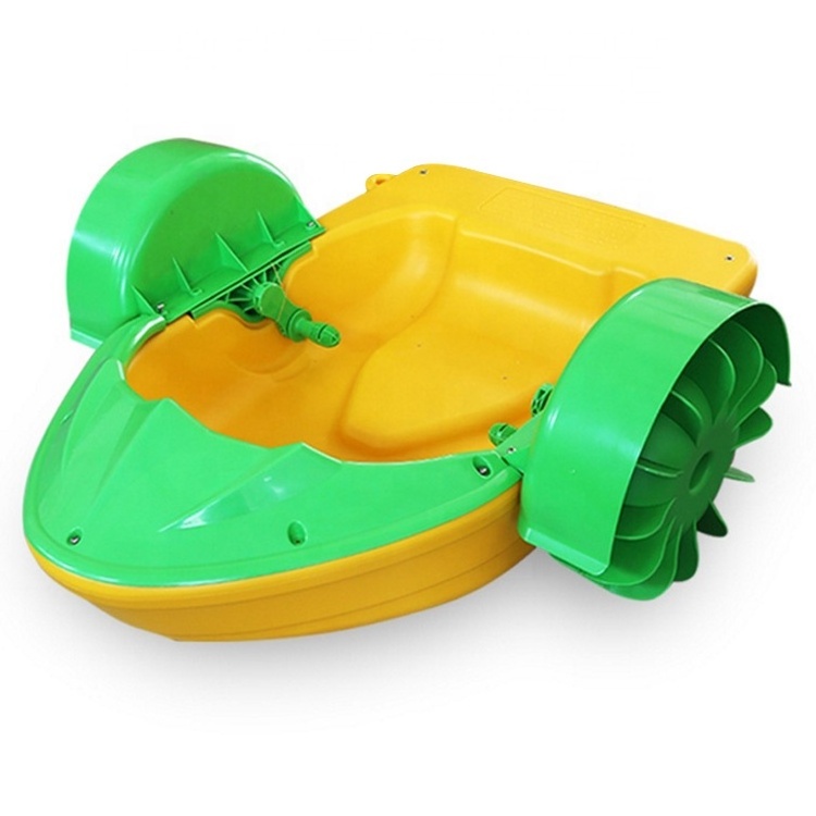 Colorful Portable kids hand paddle boat Hard HDPE Plastic Hand speed Paddle Boat Water Paddle Boat