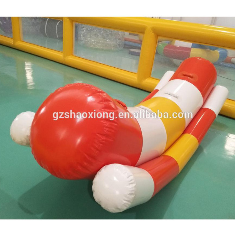 0.9mm PVC Material Inflatable Water Seesaw/Water Teeter Totter For Game Entertainment