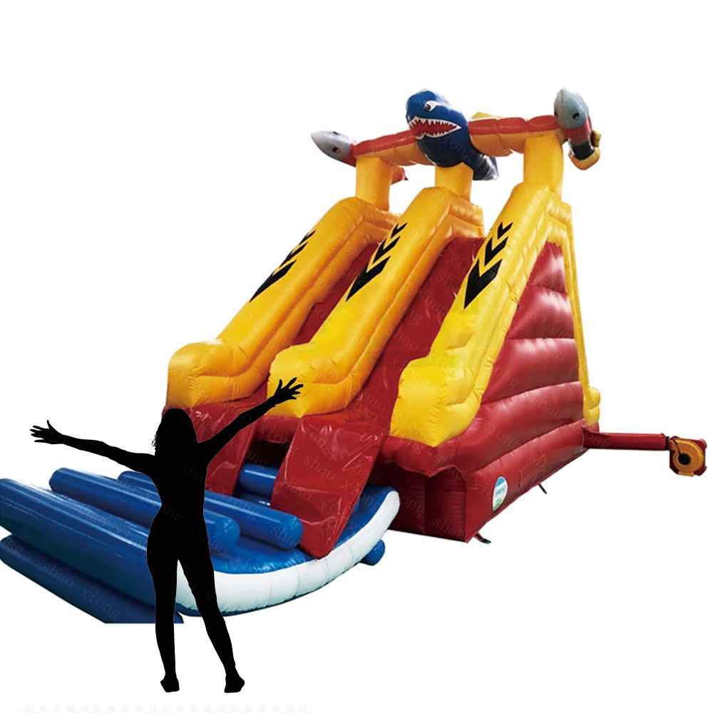 Popular Commercial Inflatable Water Playground Pool Slides Waterslide