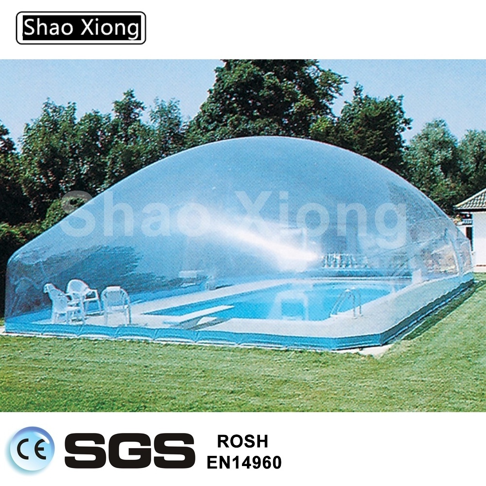 Transparent Waterproof PVC Swimming Pool Dome Cover Inflatable Swimming Pool Cover  Bubble Tent Covers