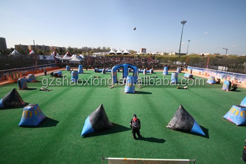 Wholesale inflatable paintball wall, air bunker inflatable bunkers paintball for rental