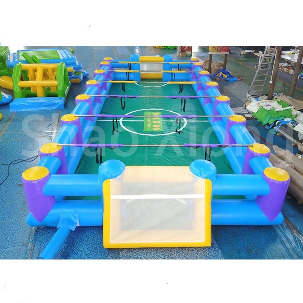 Inflatable Soap Football Field Indoor Sport Soccer Pitch Cage for Sale