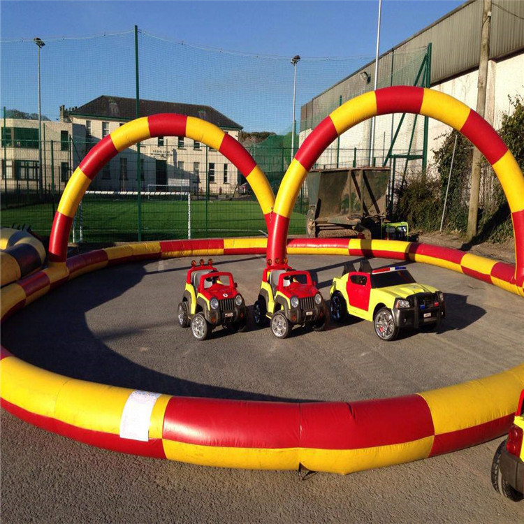 Go Kart Track Race Track Gokart Inflatable Zorb Ball Go Karts Racing Race Car Track for Sale