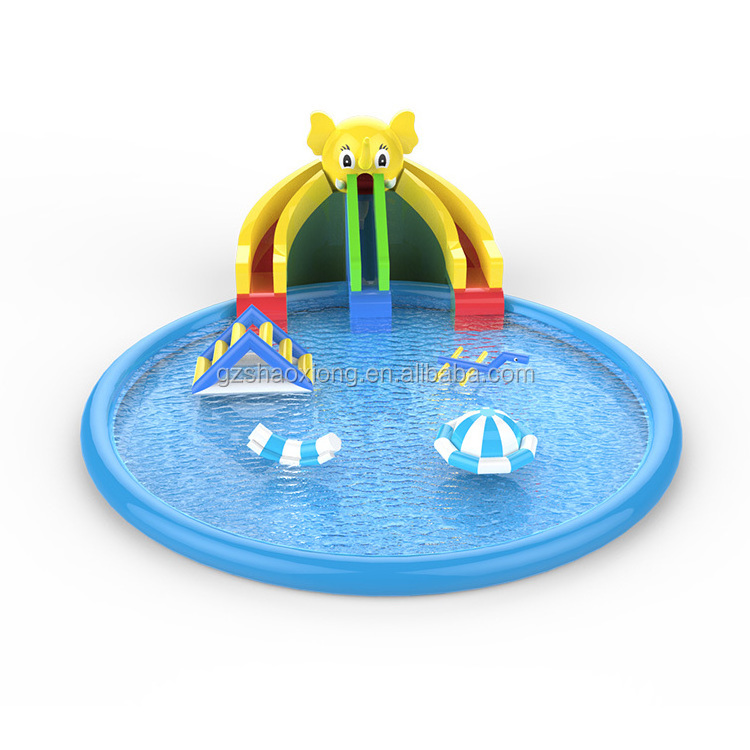 Used Commercial Cheap Large Plastic Pvc Adult Water Park Slides Inflatable Swimming Pool Slide