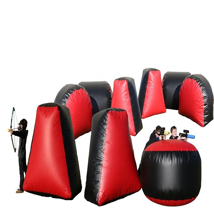 Outdoor Shooting Game Inflatable Paintball Bunkers Arena