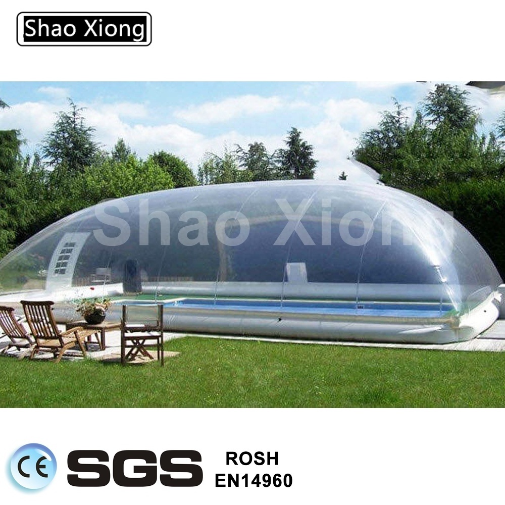 Transparent Waterproof PVC Swimming Pool Dome Cover Inflatable Swimming Pool Cover  Bubble Tent Covers