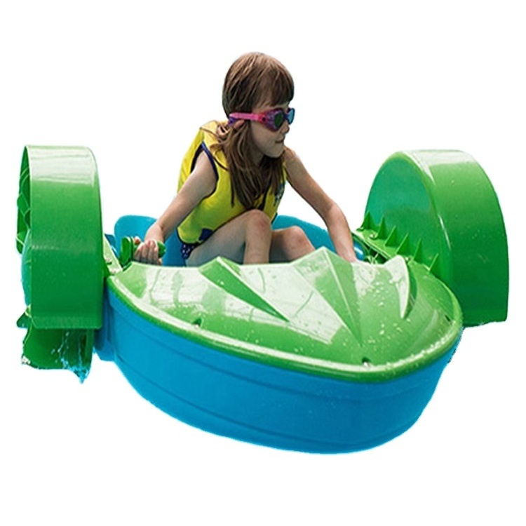 Colorful Portable kids hand paddle boat Hard HDPE Plastic Hand speed Paddle Boat Water Paddle Boat