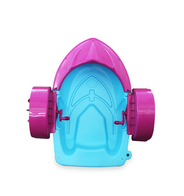 Colorful Portable kids hand paddle boat Hard HDPE Plastic Hand speed Paddle Boat Water Paddle Boat