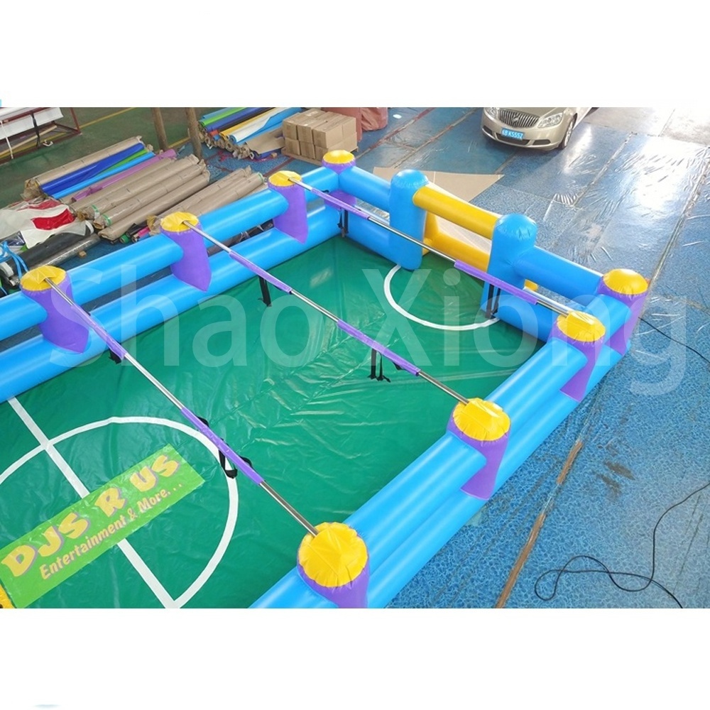 Inflatable Soap Football Field Indoor Sport Soccer Pitch Cage for Sale