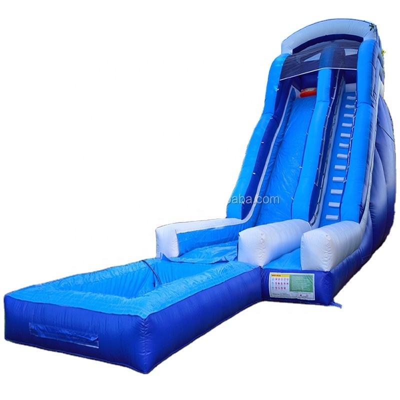 Wholesale prices outdoor large inflatable water dry slide for adult Hight quality