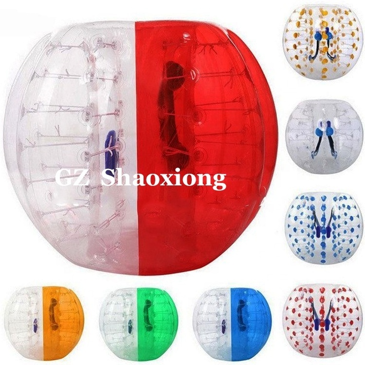 1.2m Inflatable Bumper Ball Kids Soccer Game Human Bubble Balloon Zorbing Balls For Sale