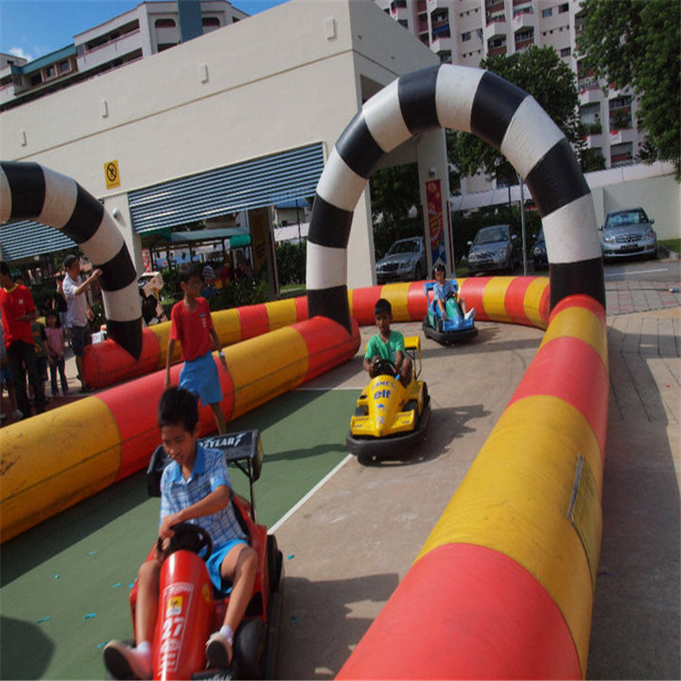 Go Kart Track Race Track Gokart Inflatable Zorb Ball Go Karts Racing Race Car Track for Sale