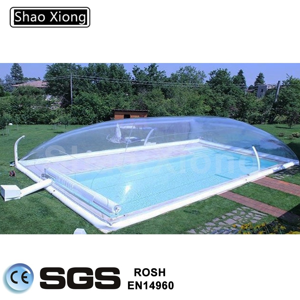 Outdoor Customized Transparent Clear Waterproof PVC Swimming Pool Dome Kit Cover Inflatable Swimming Pool Cover Tent Covers