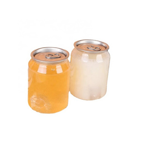 High Quality Cans Direct Factory  330ml 500ml 650ml transparent  plastic aluminum bottle soda can for juice bubble milk tea