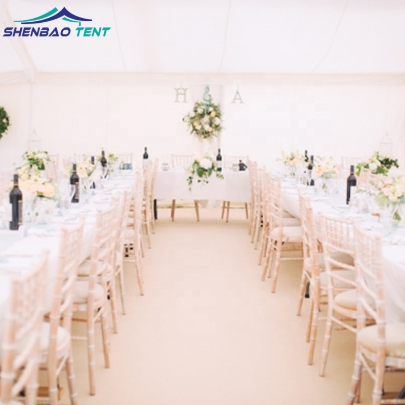 Beautiful outdoor large luxury white pvc wedding party events banquet marquee tent for sale